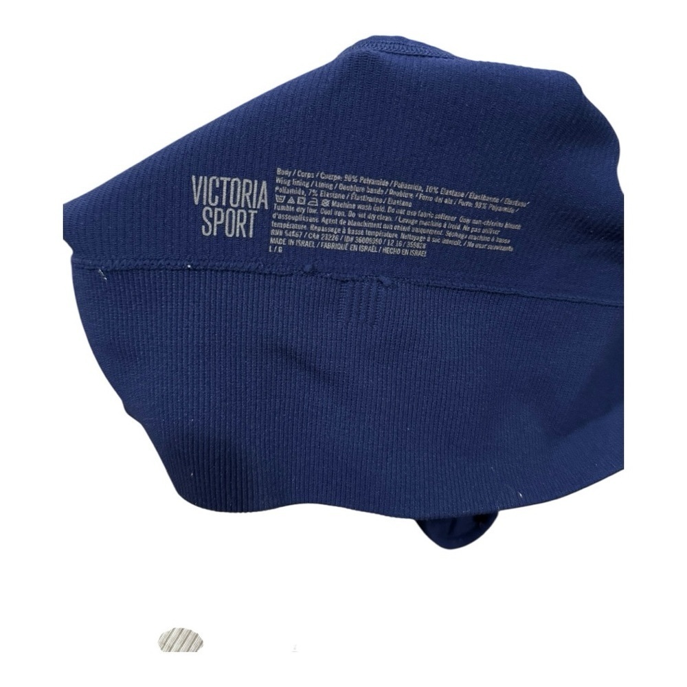 Navy Blue Women's Sports Bra - Picture 3 of 3